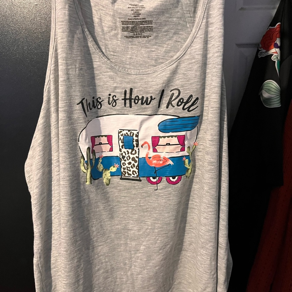 Secret Treasures Gray Tank Top